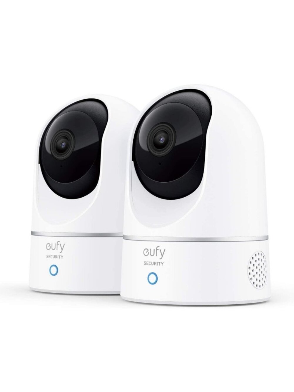 2-Pack 2K Indoor Security Cameras with Pan & Tilt, Smart Home Surveillance